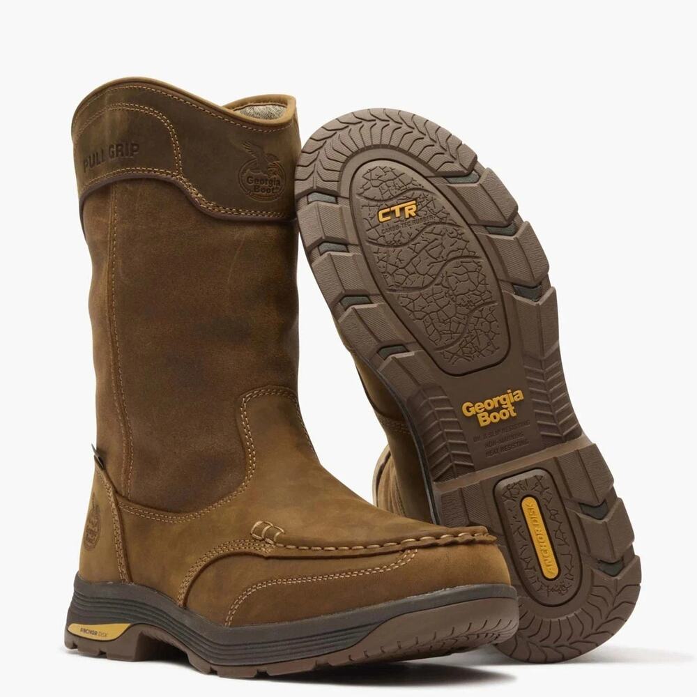 Georgia Boot Athens SuperLyte Waterproof Wellington Boots, GB00549, US 14 W